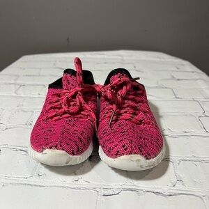 Girl’s Navig8 Running Shoes | Size 10 | Bright Pink & Black | Pre-Owned